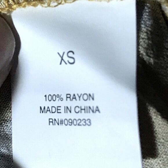 Kendall & Kylie Yellow Floral Off Shoulder Tie Crop Top XS - Picture 10 of 10